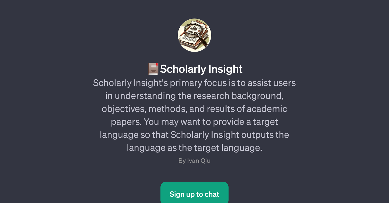 Scholarly Insight website