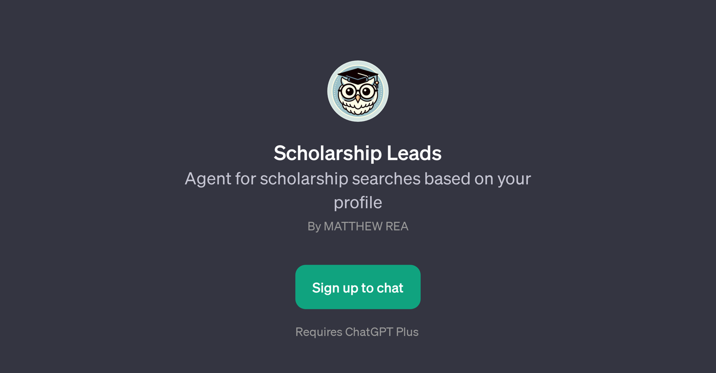 Scholarship Leads website