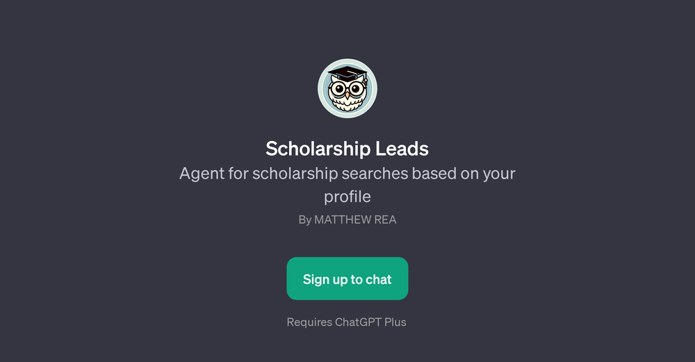 Scholarship Leads website