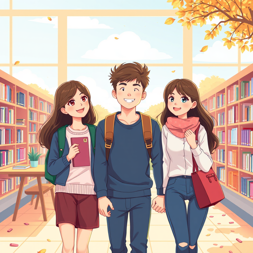 School Couple image generater website
