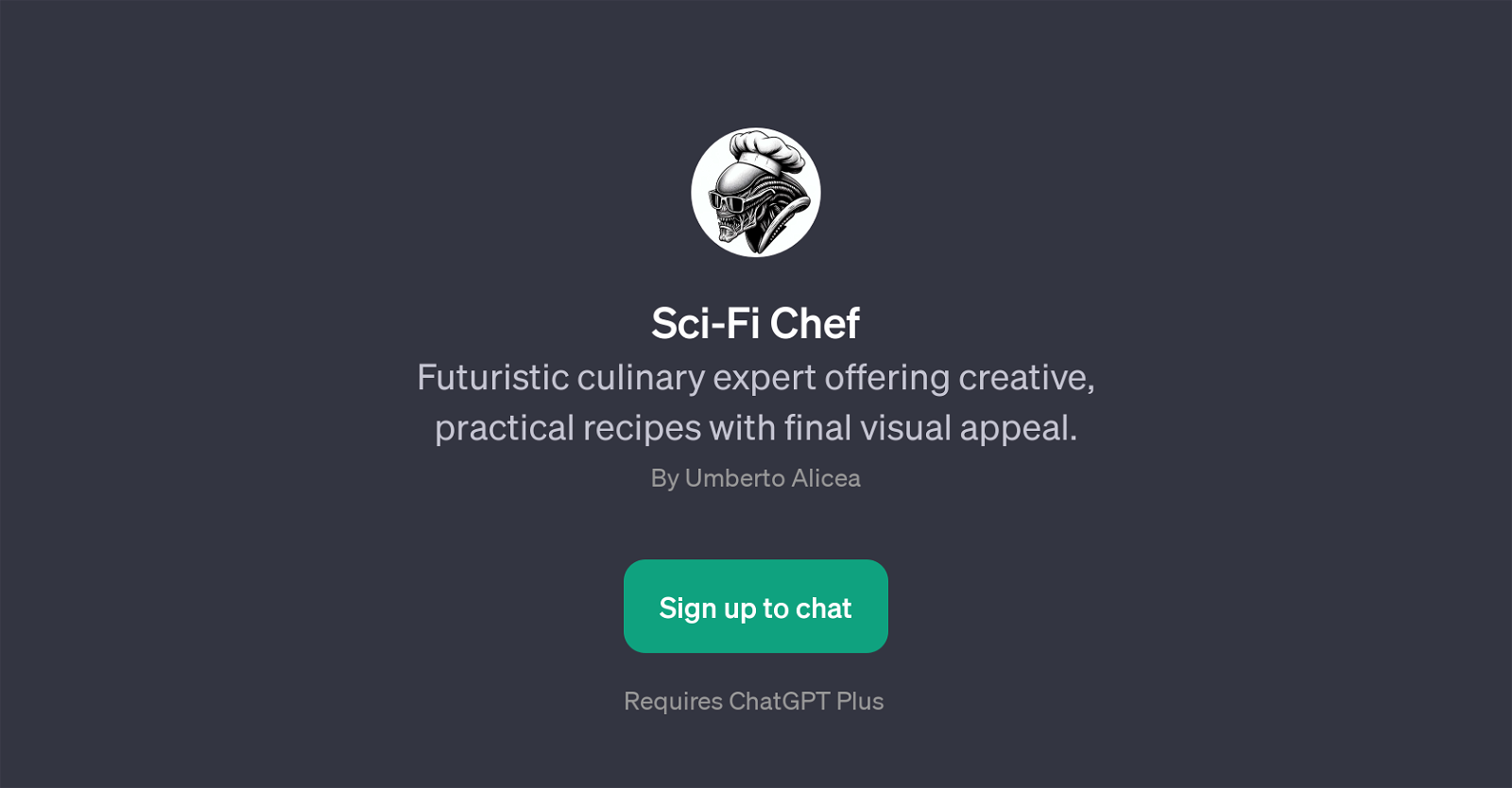 Sci-Fi Chef website