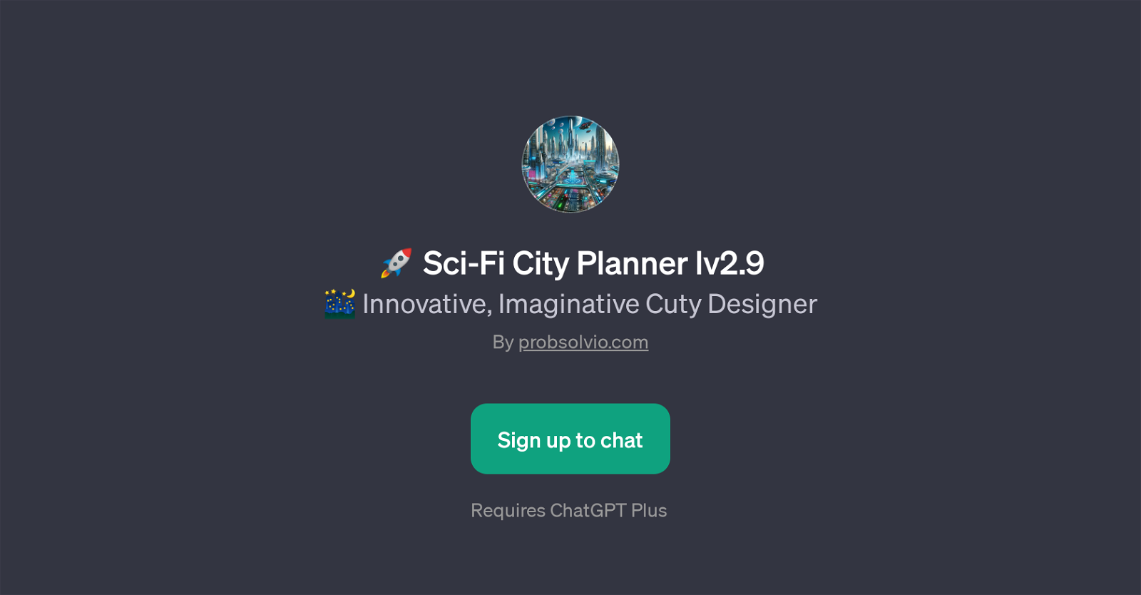 Sci-Fi City Planner lv2.9 website