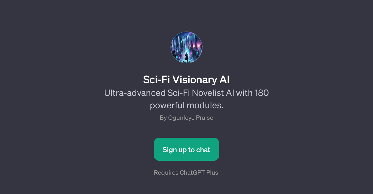 Sci-Fi Visionary AI website