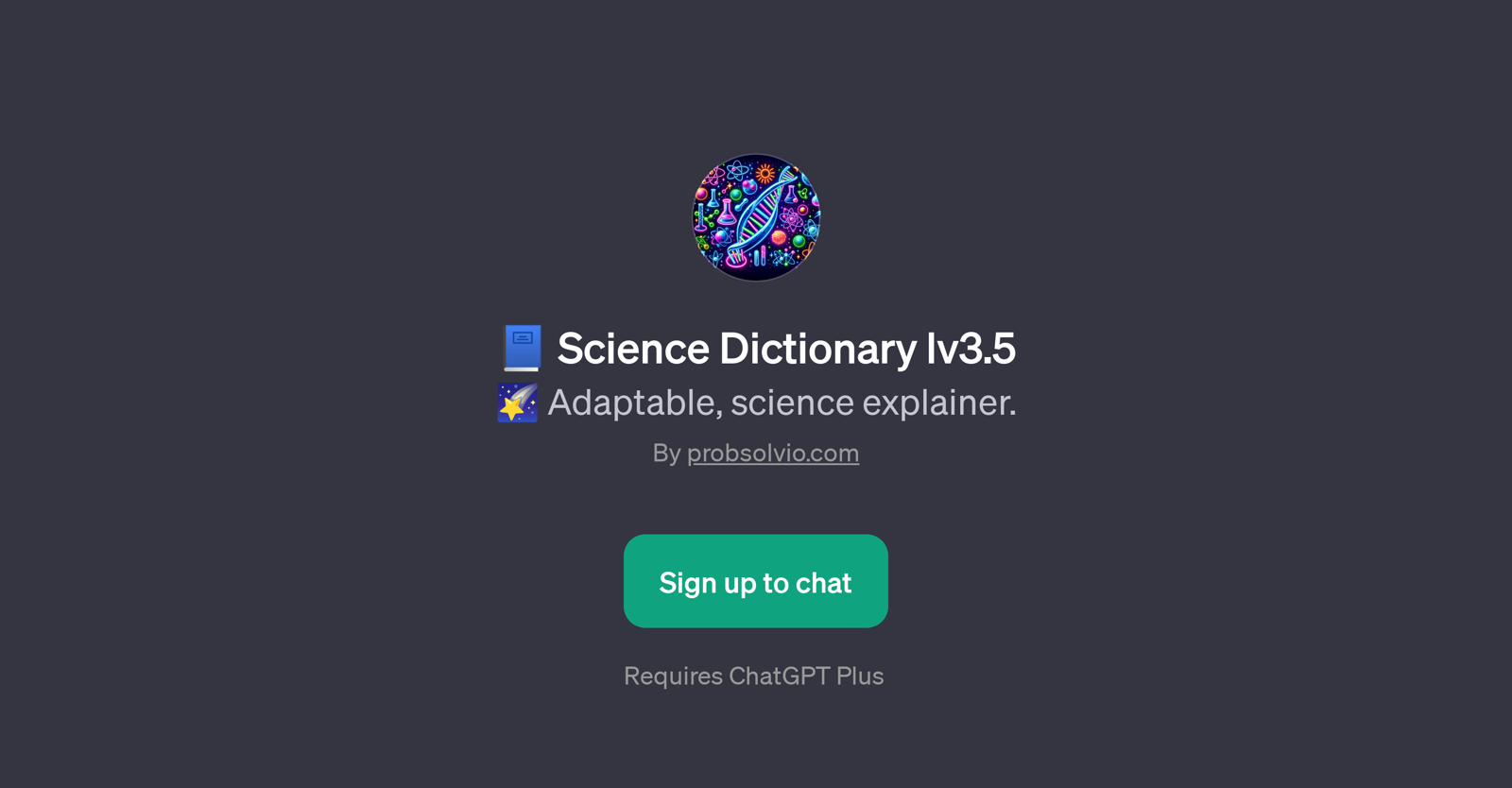 Science Dictionary lv3.5 website