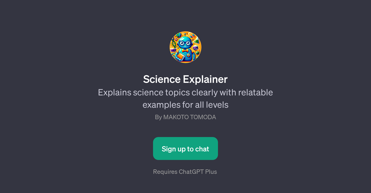 Science Explainer website