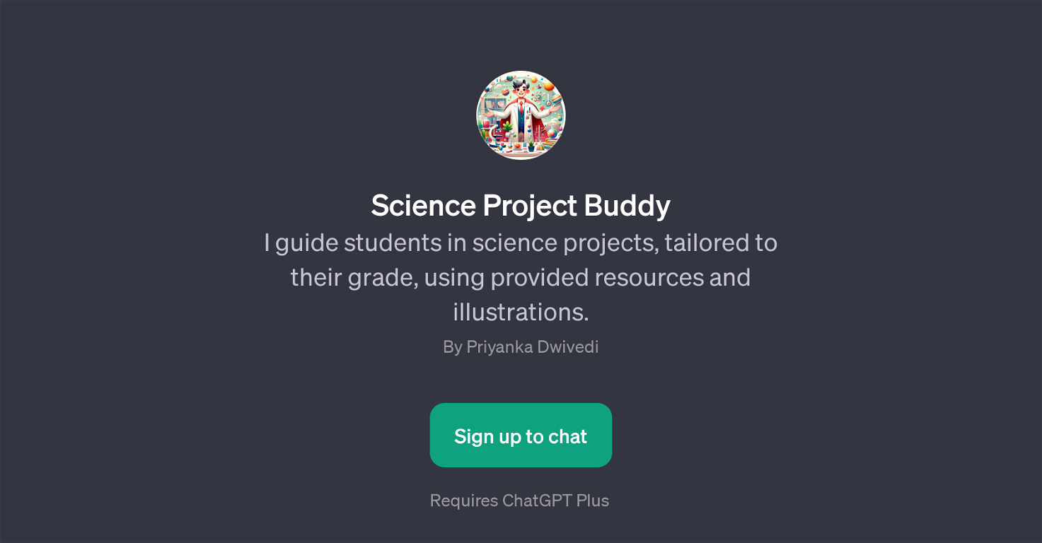 Science Project Buddy website