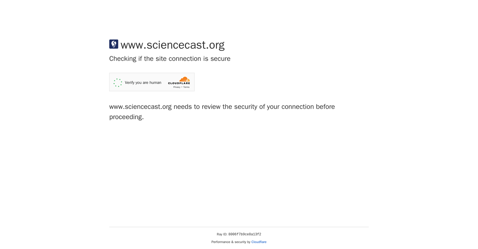 Sciencecast website