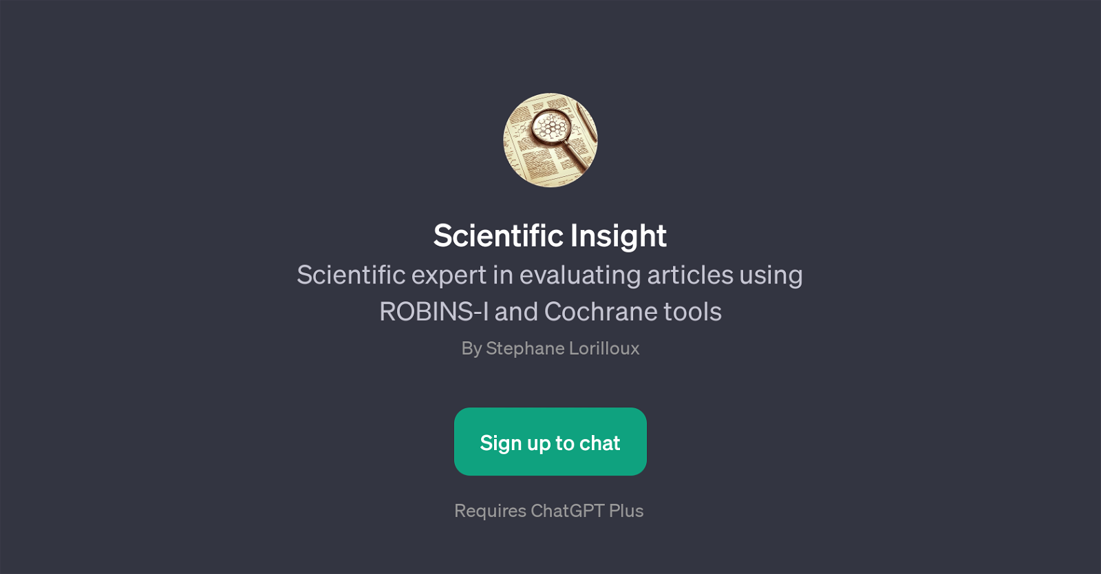 Scientific Insight website