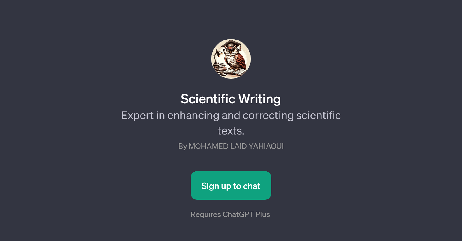 Scientific Writing website