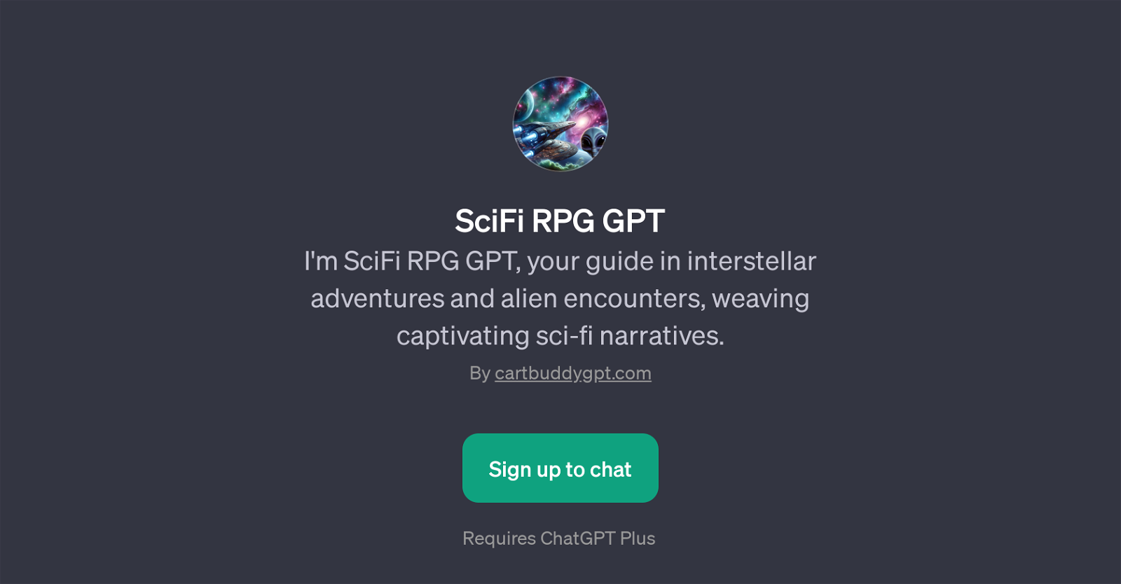 SciFi RPG GPT website
