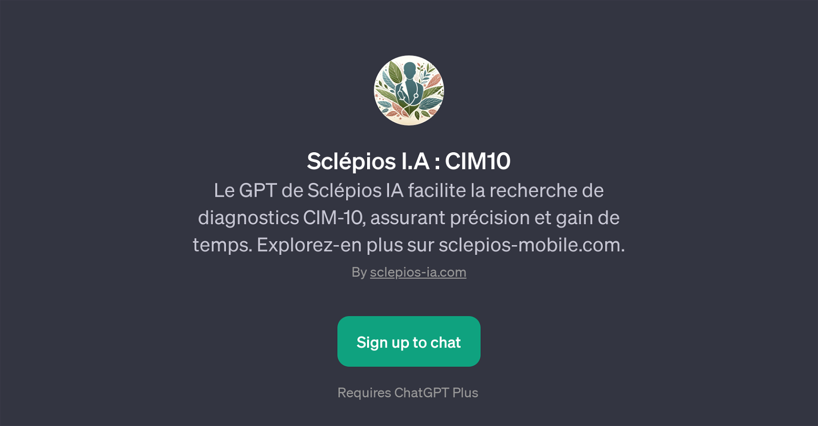 Sclpios I.A : CIM10 website