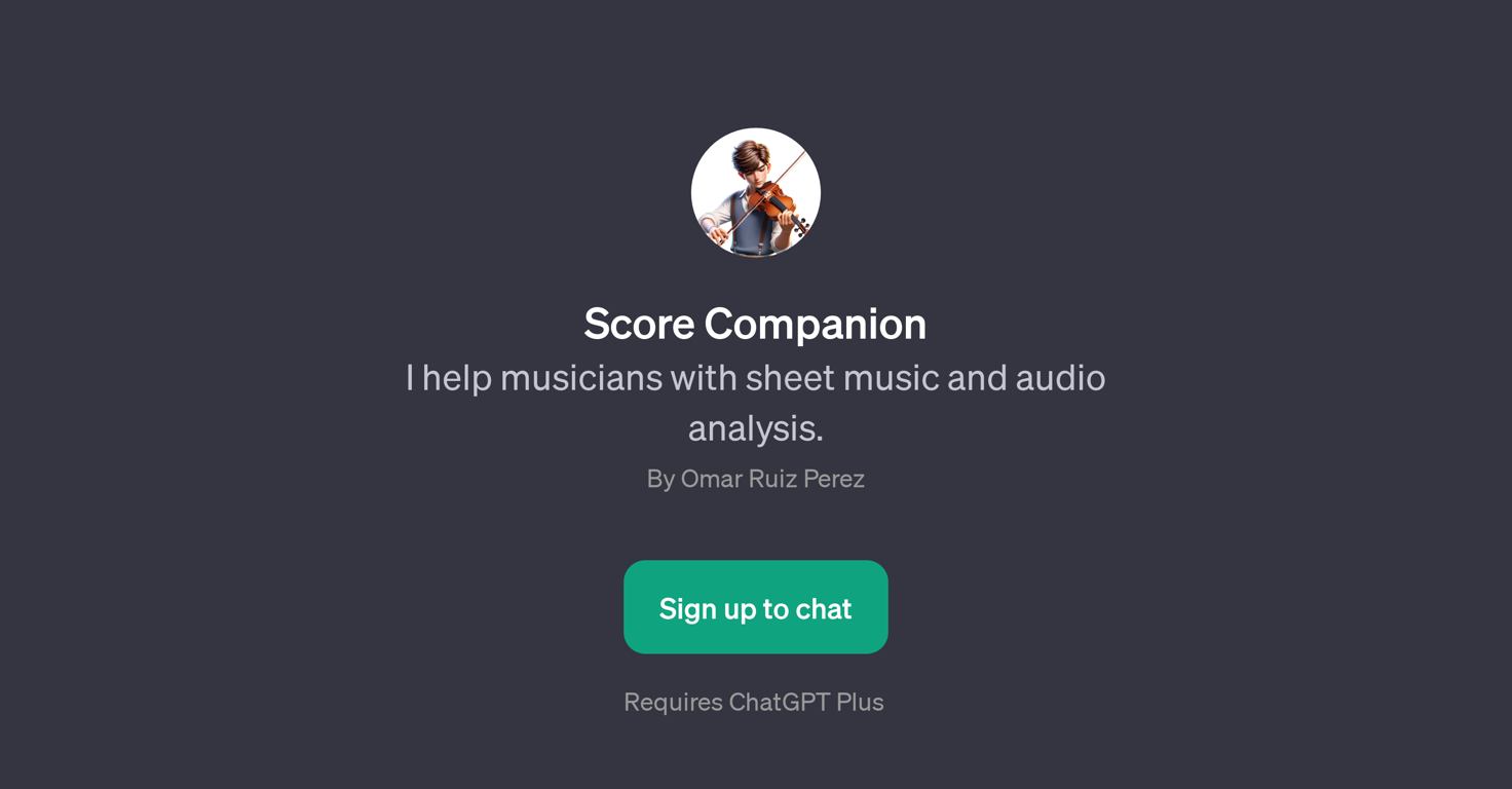 Score Companion website