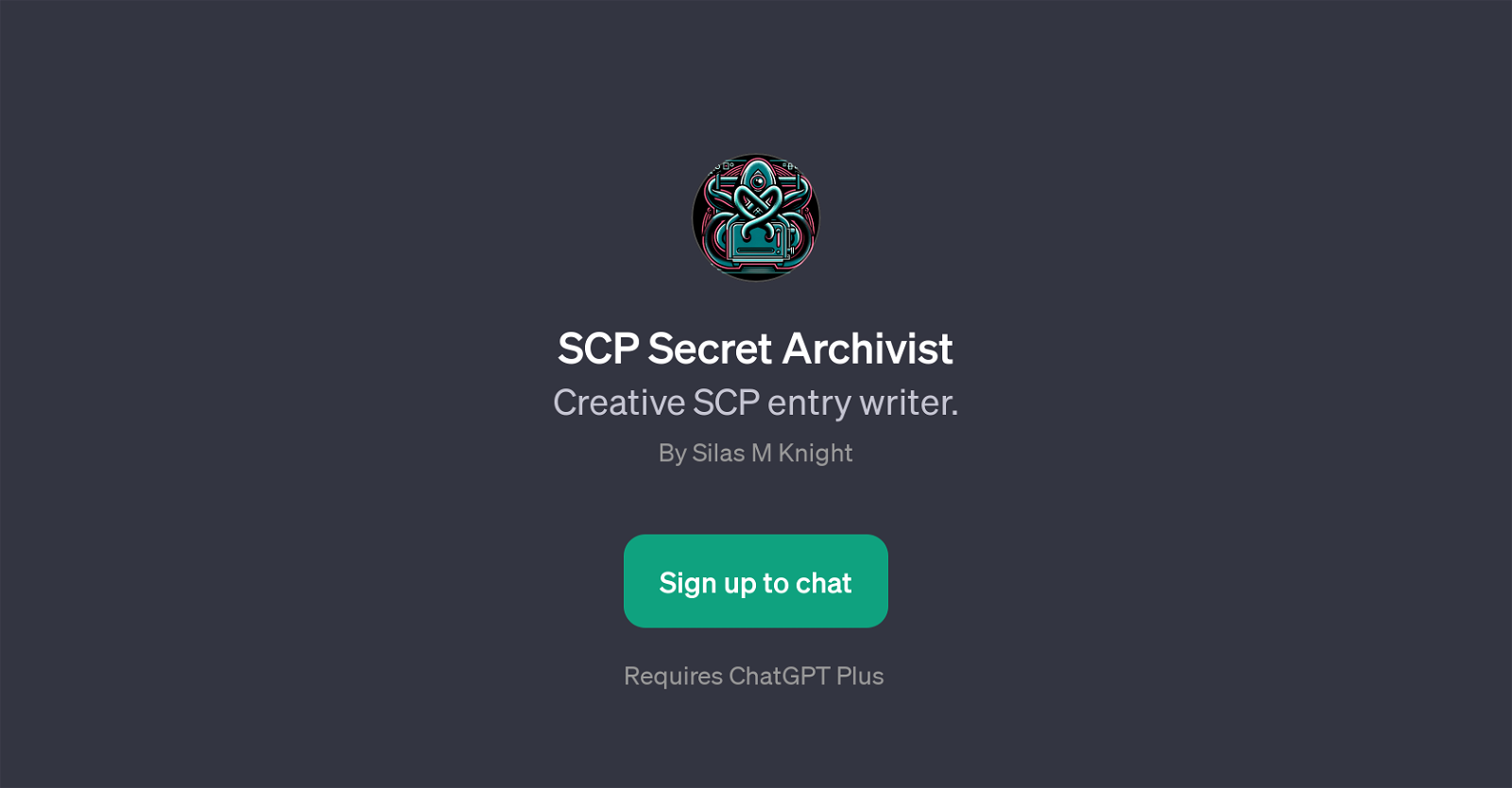 SCP Secret Archivist website