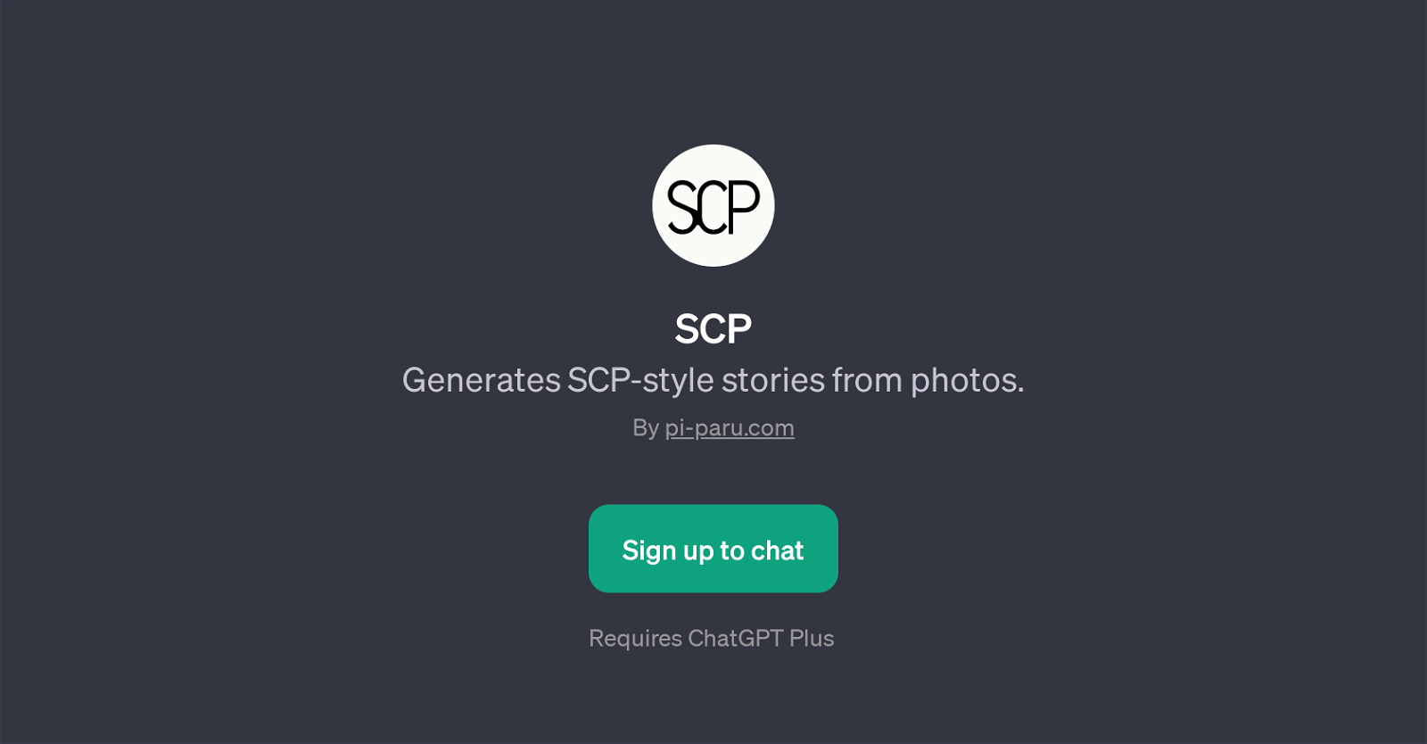 SCP website