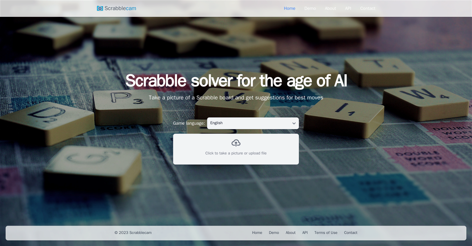 Scrabblecam website