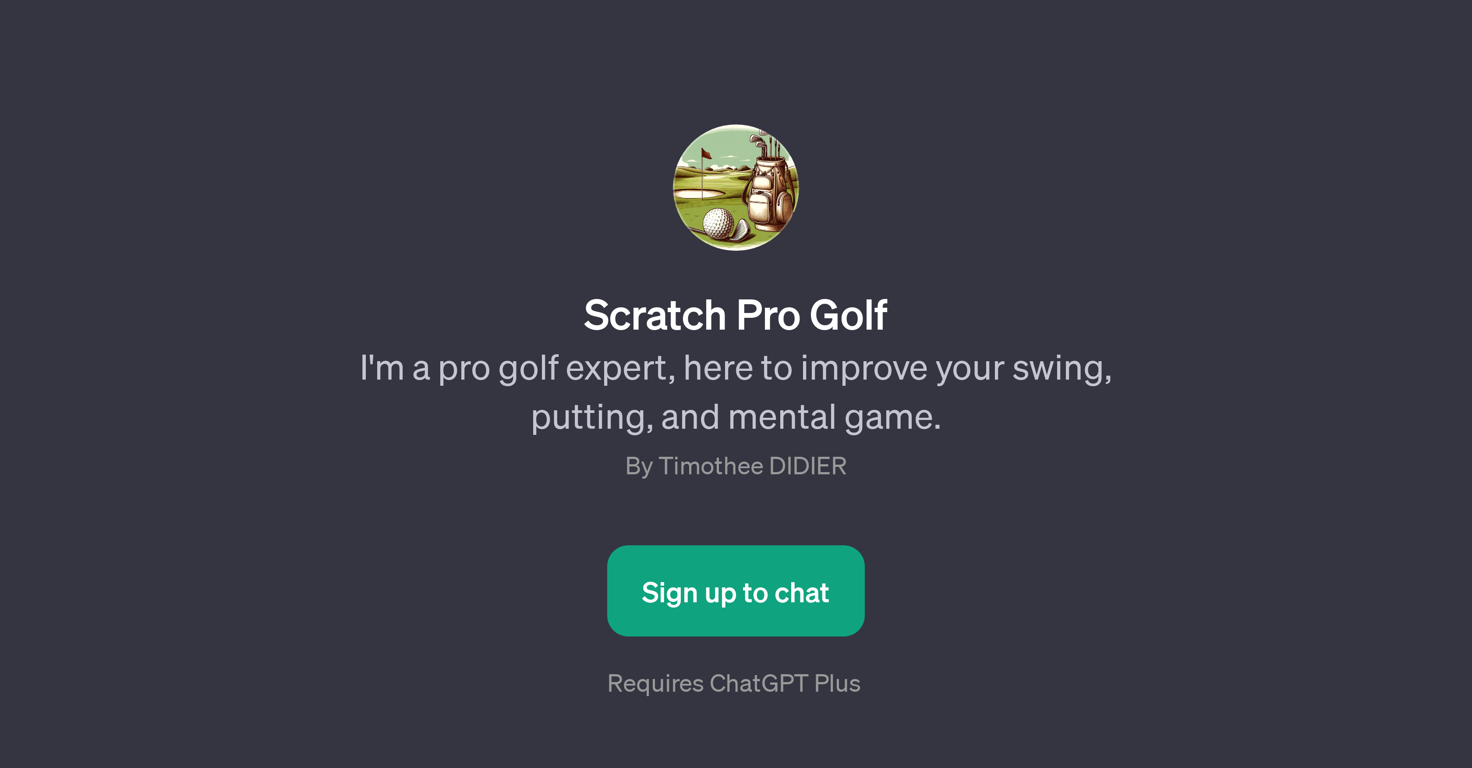 Scratch Pro Golf website