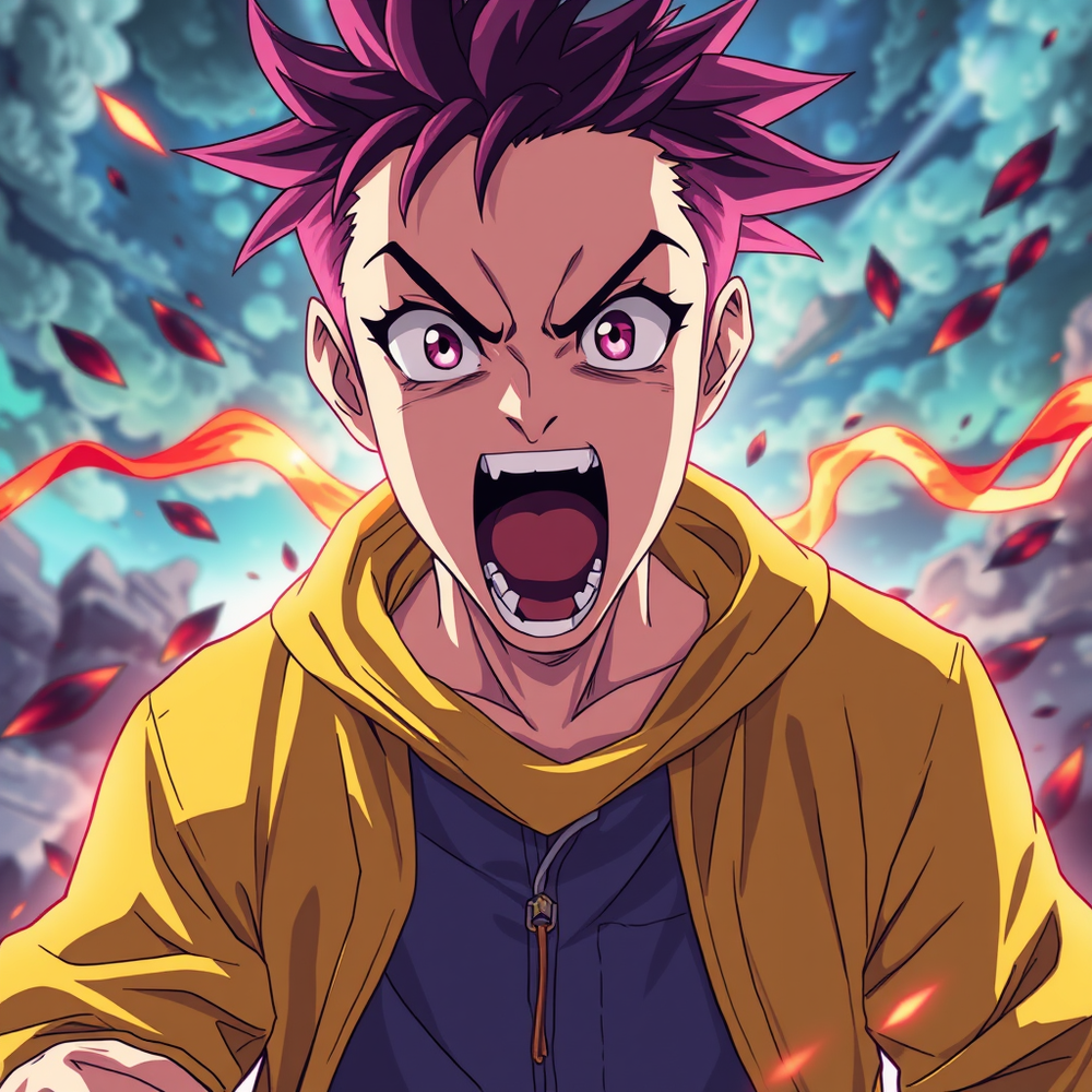 Screaming Anime style Generator website