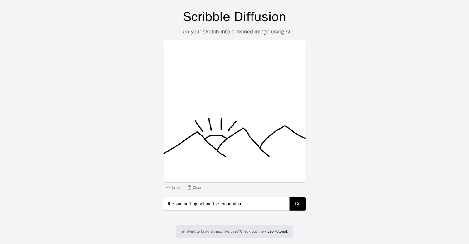Scribble Diffusion website