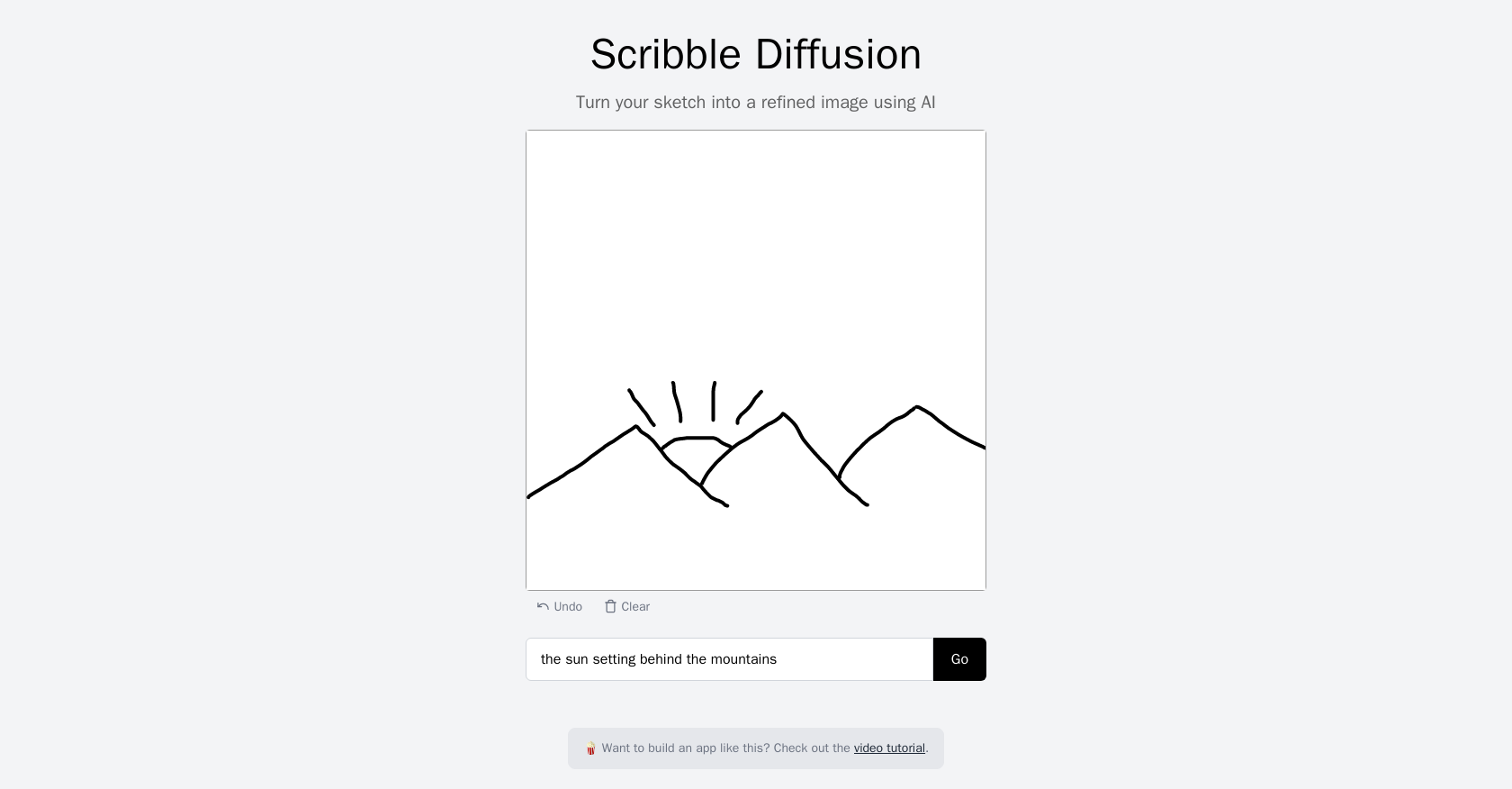 Scribble Diffusion