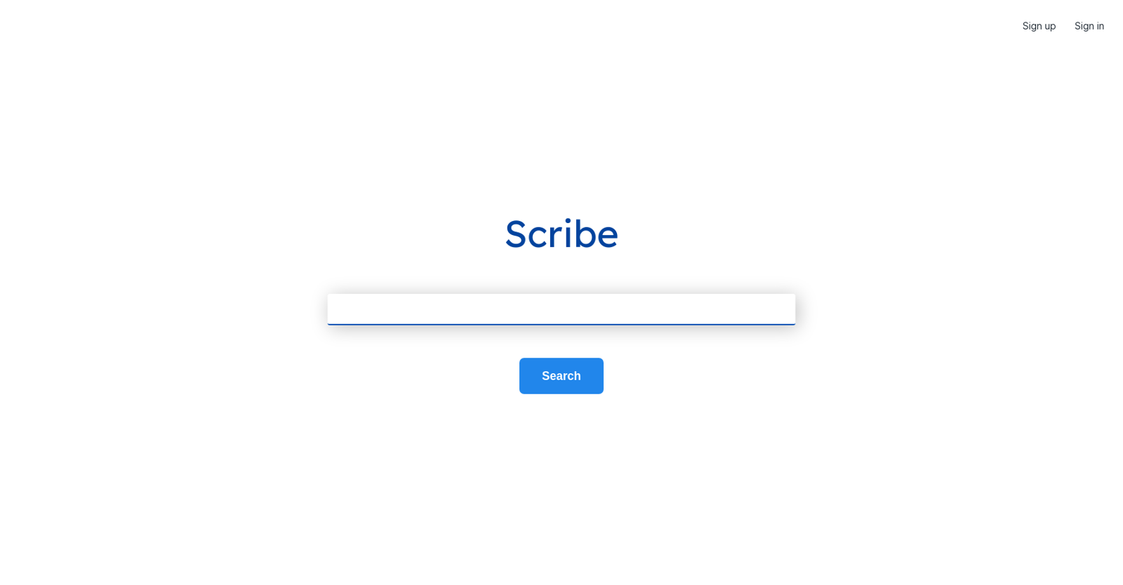 Scribe Search