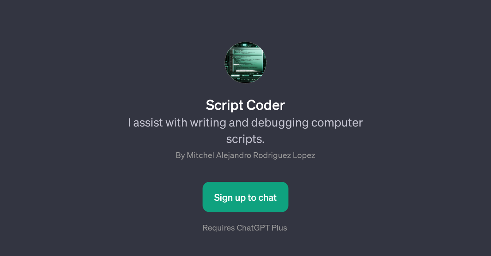 Script Coder website