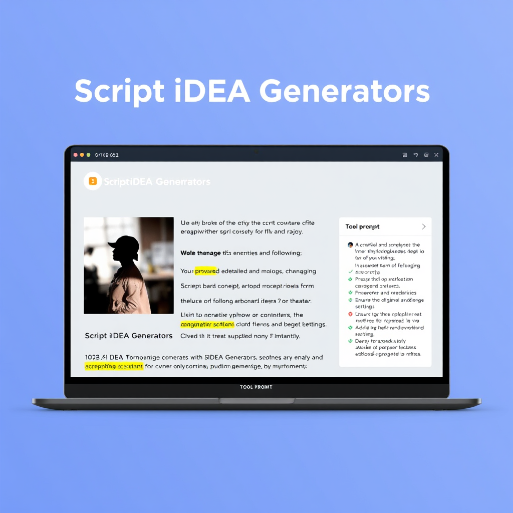 Script iDEA Generators - (Free, No Signup AI Tool)