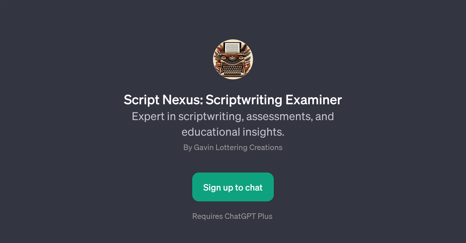 Script Nexus: Scriptwriting Examiner website