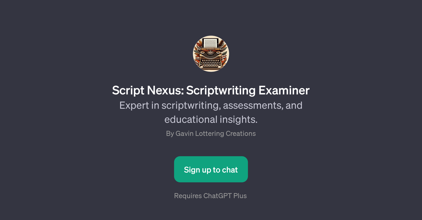 Script Nexus: Scriptwriting Examiner website