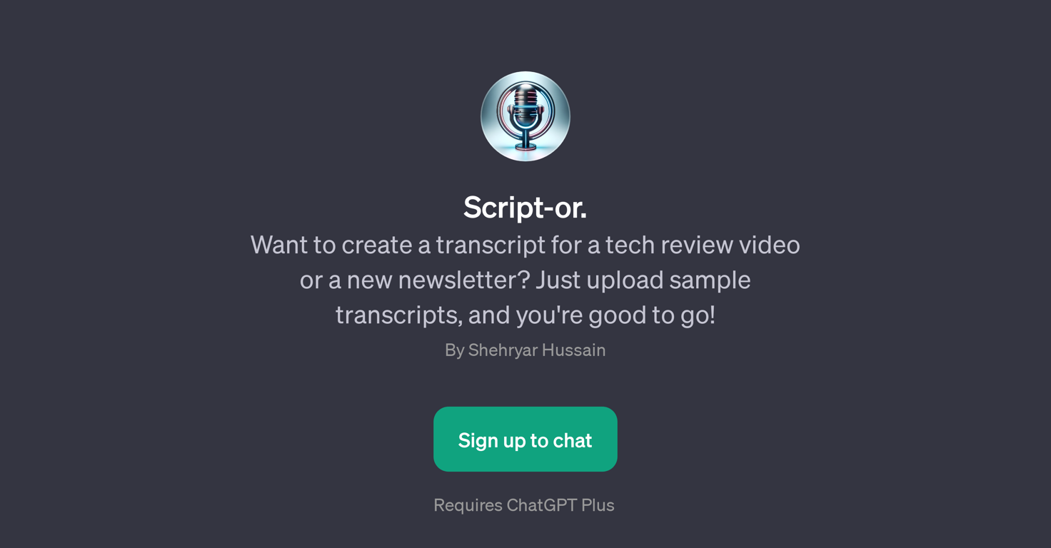 Script-or website