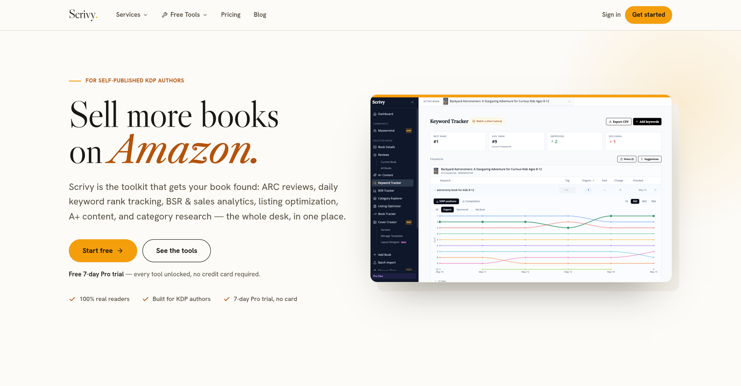 Scrivy website