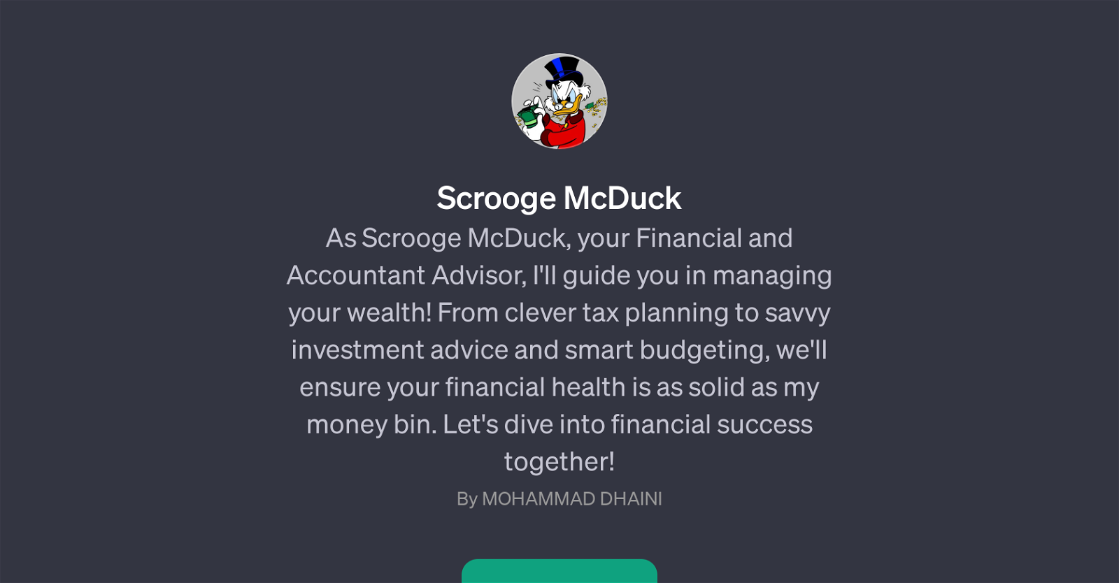 Scrooge McDuck website