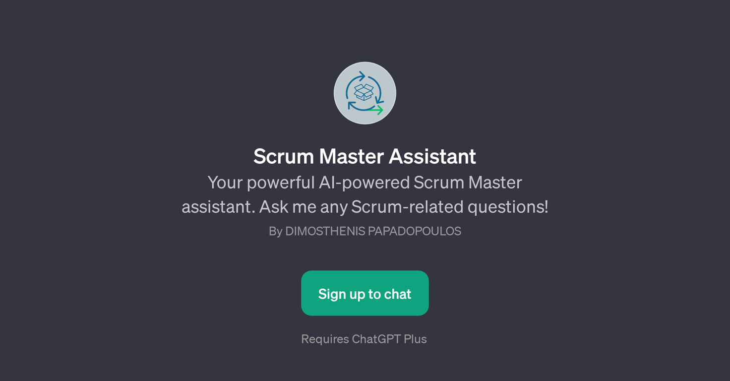 Scrum Master Assistant website