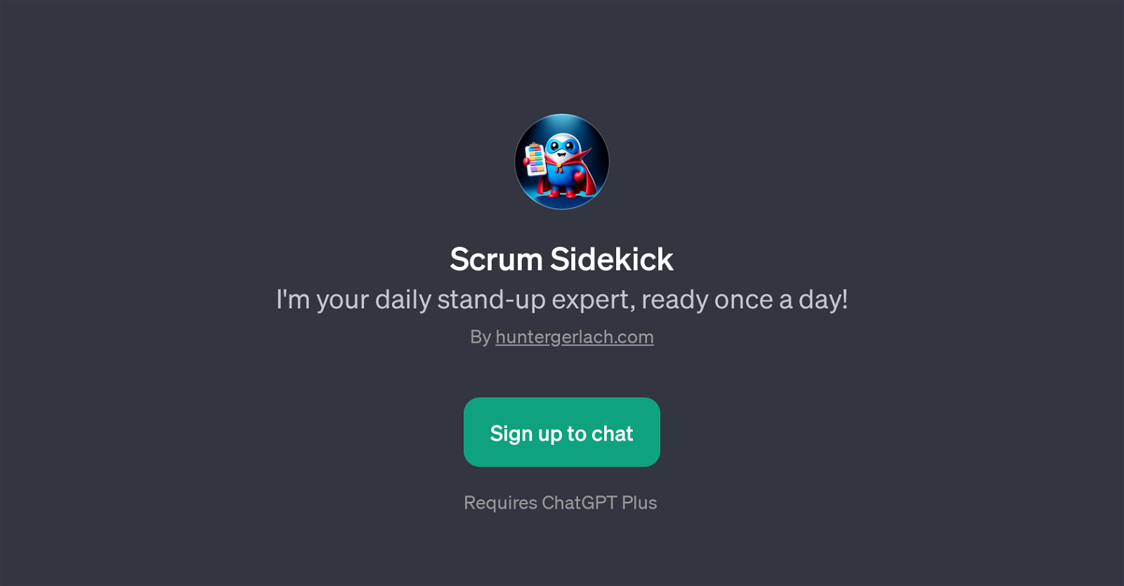 Scrum Sidekick website