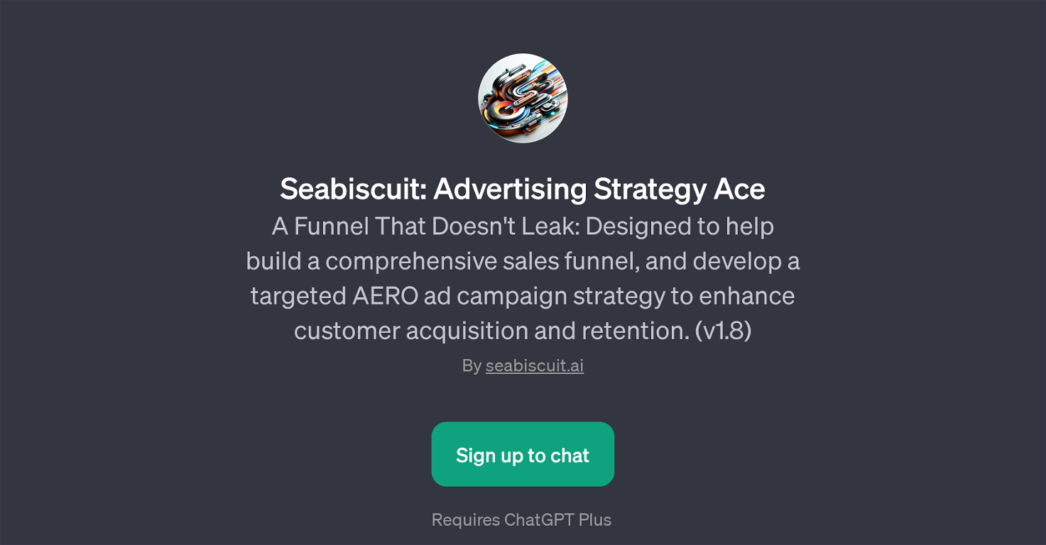 Seabiscuit: Advertising Strategy Ace website