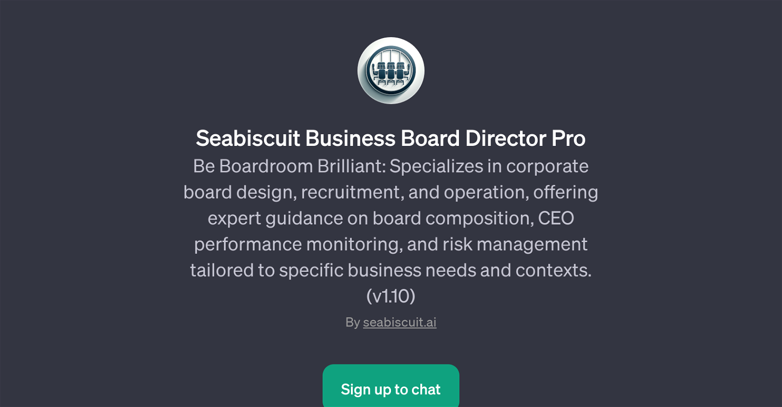 Seabiscuit Business Board Director Pro website