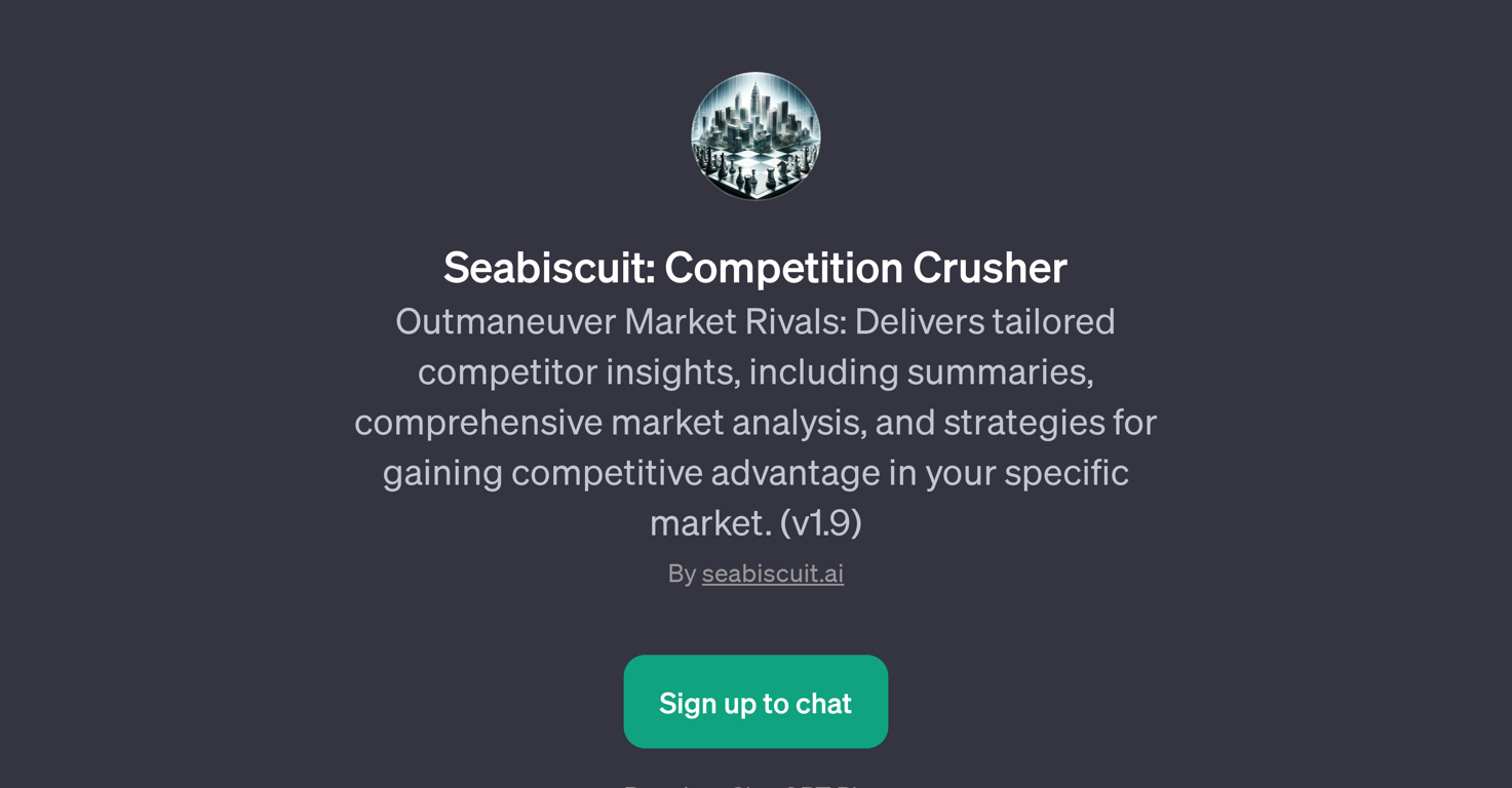 Seabiscuit: Competition Crusher website