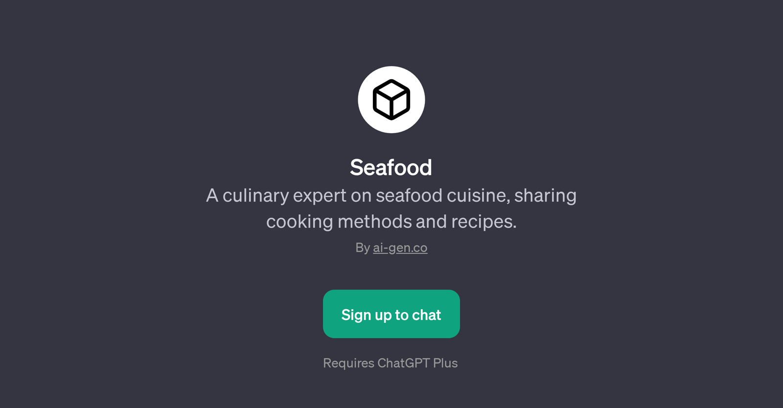 SeafoodPage website