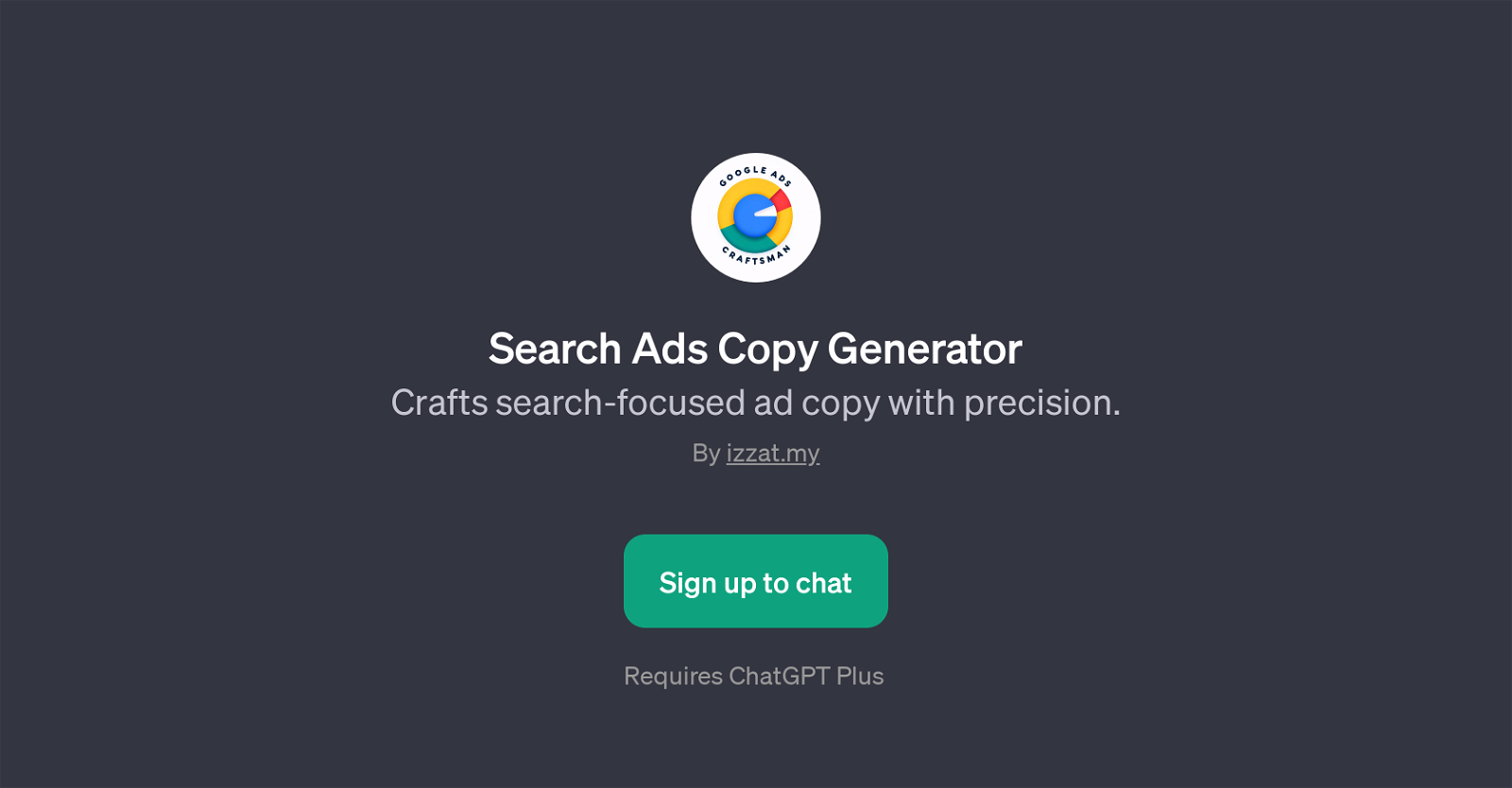 Search Ads Copy Generator website