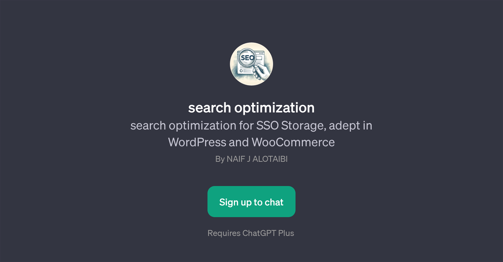 search optimization GPT website