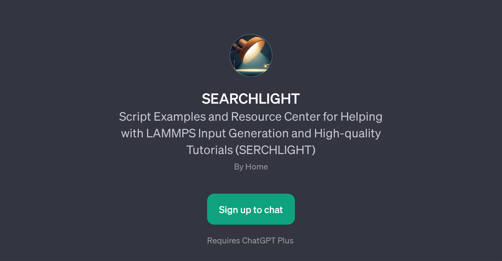 SEARCHLIGHT website