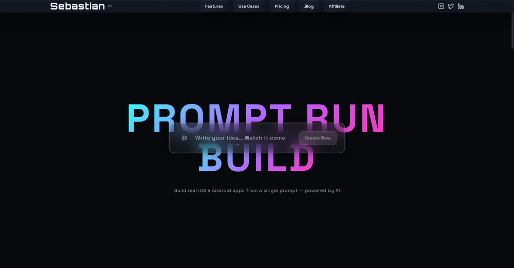 Sebastian.run website