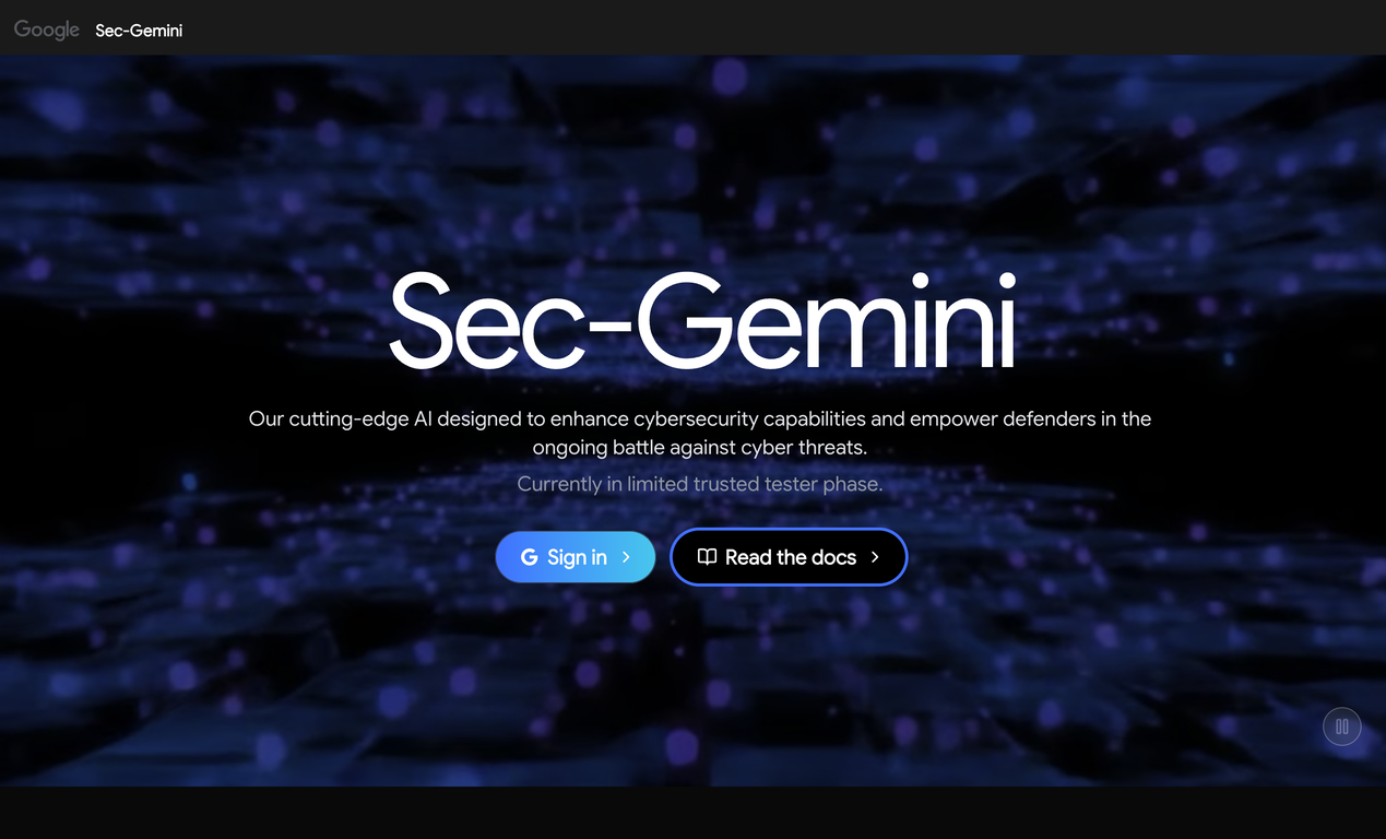 Sec-Gemini website