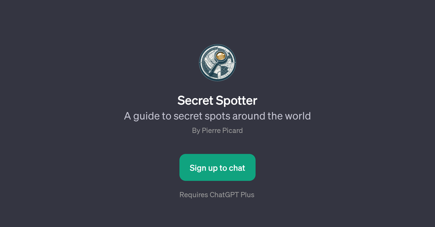 Secret Spotter website