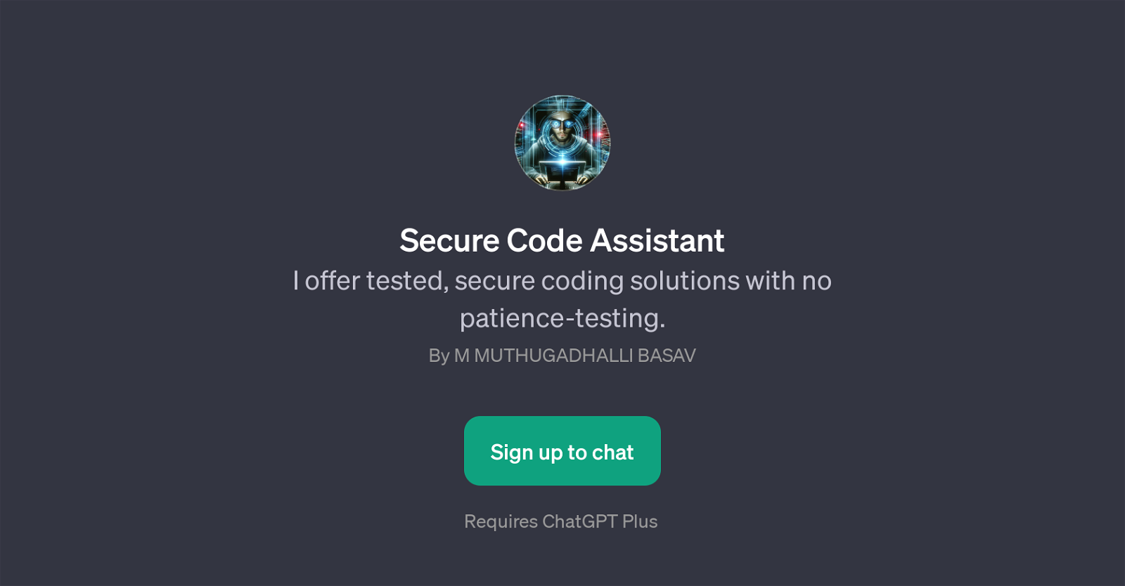 Secure Code Assistant website