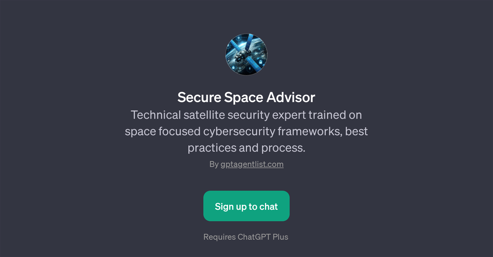 Secure Space Advisor website