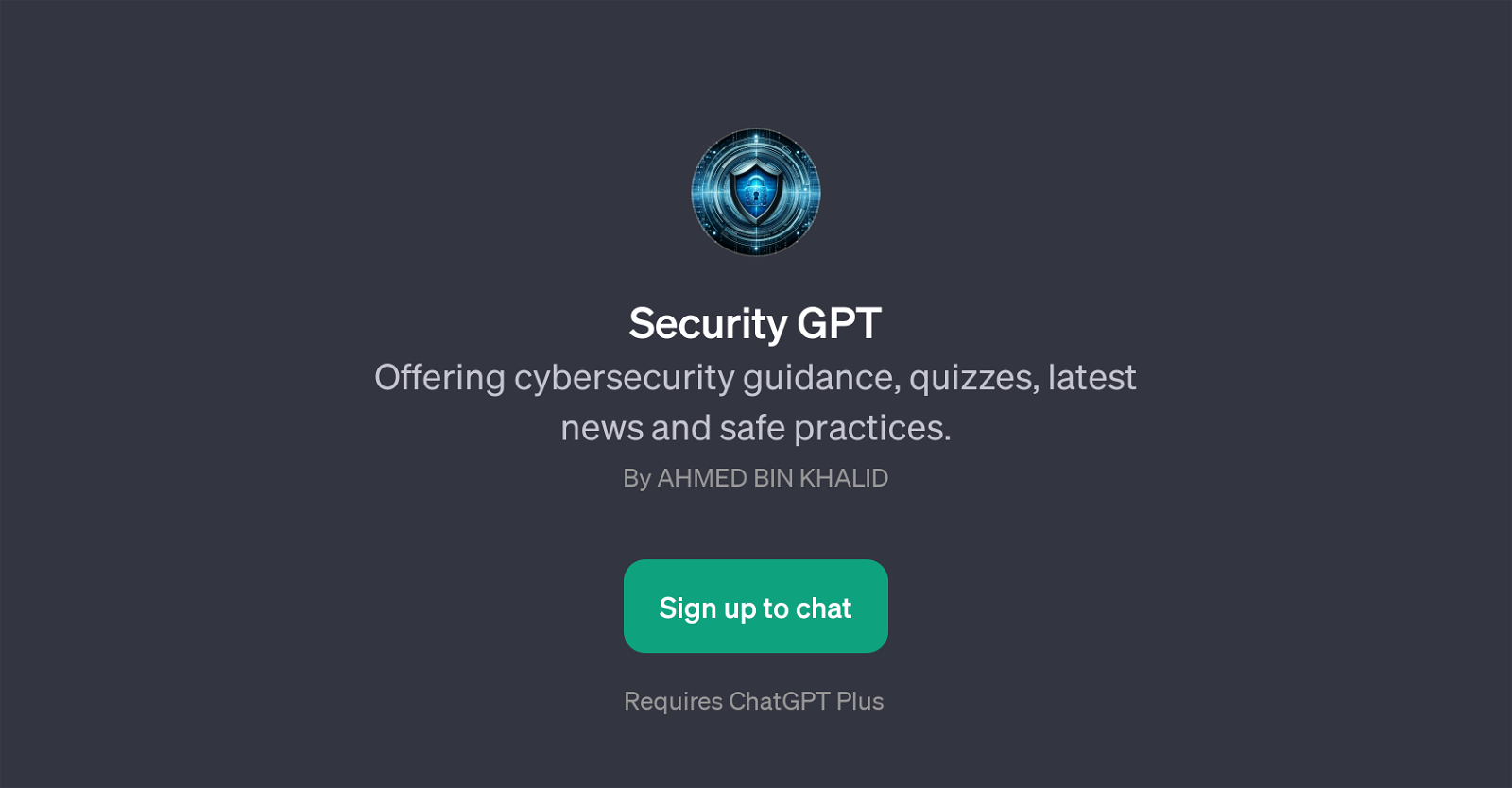 Security GPT website