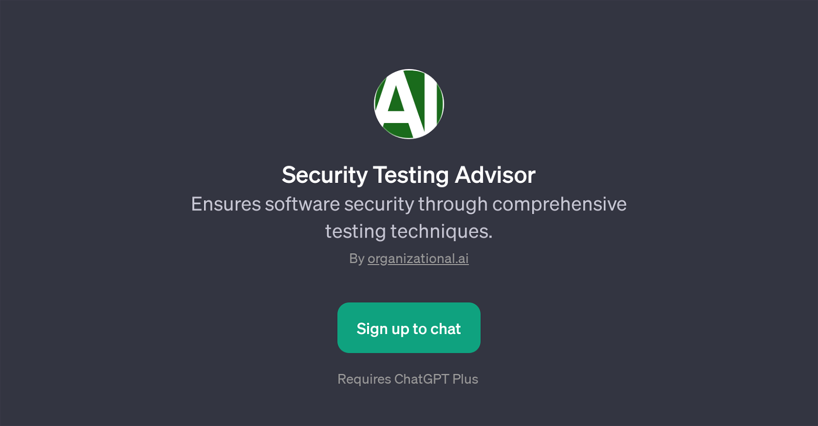 Security Testing Advisor website