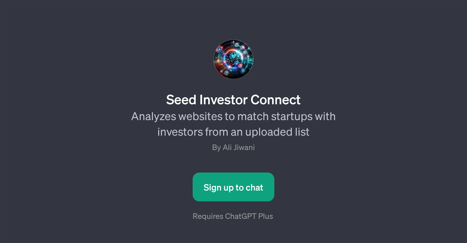 Seed Investor Connect website
