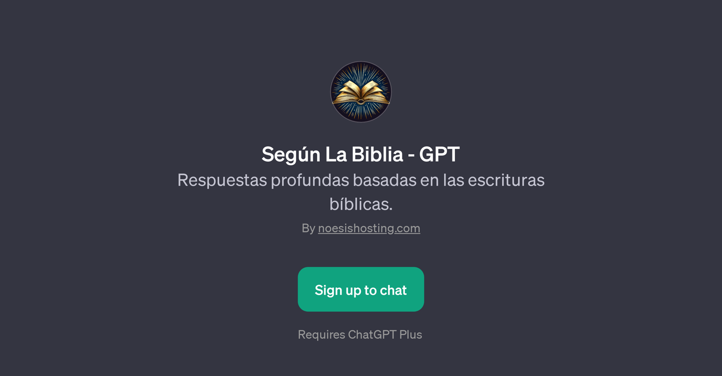 Segn La Biblia - GPT website