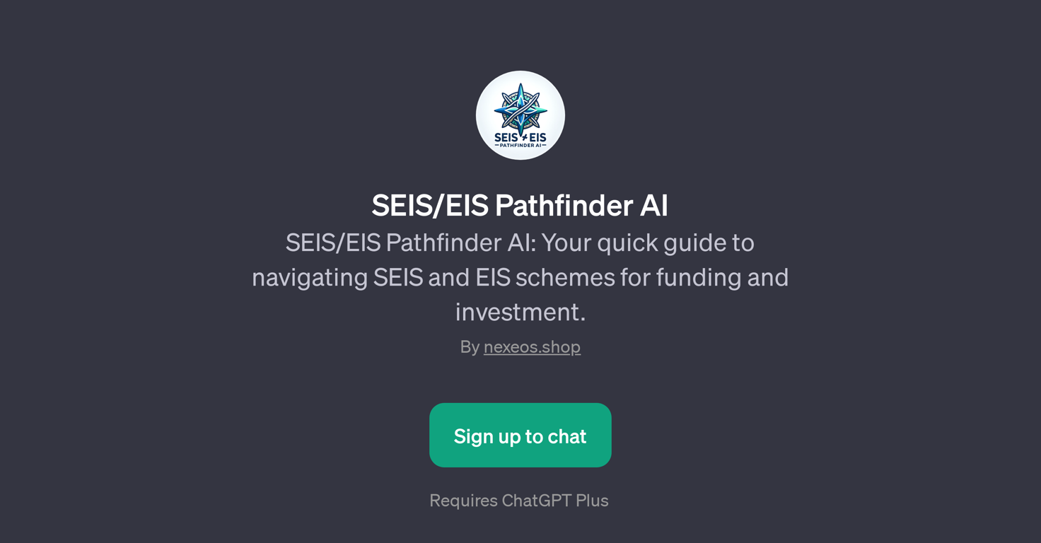 SEIS/EIS Pathfinder AI website